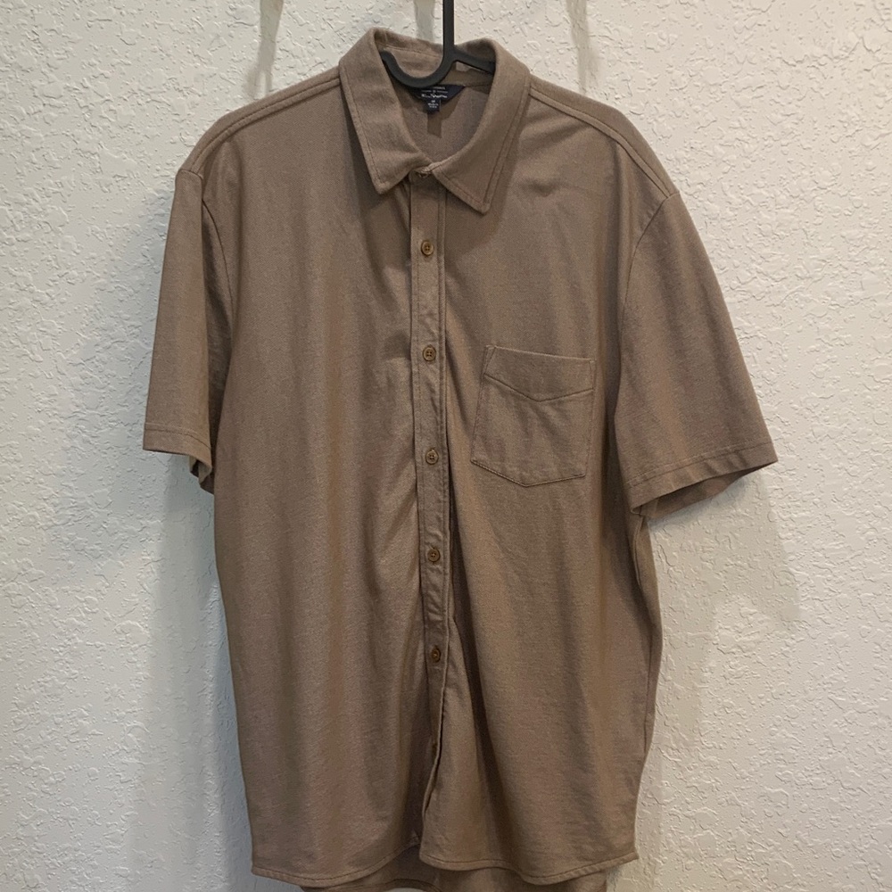 Ben Sherman Brown Casual Button-Down Shirt